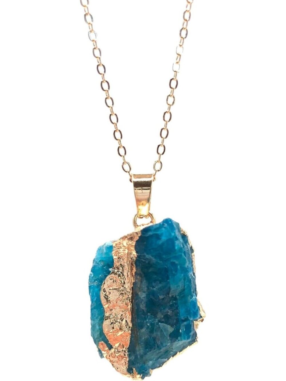 Natural Raw Crystal Necklace - Irregular Stone Pendant, Unique Gift for Her